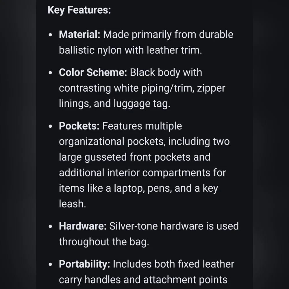 Tumi Alpha Bravo Essential Duffle Bag - Picture 14 of 14